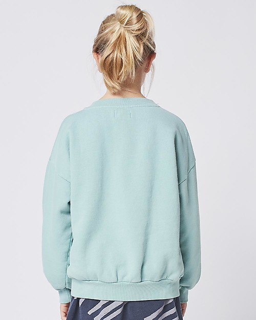 Bobo Choses Scholar Worm sweatshirt - Wasabi - 100% Organic cotton Sweatshirts