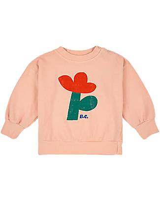 Bobo Choses Sea Flower Sweatshirt - Light Pink - 100% Organic Cotton Sweatshirts