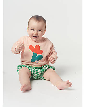 Bobo Choses Sea Flower Sweatshirt - Light Pink - 100% Organic Cotton Sweatshirts