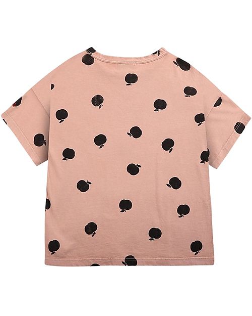 Bobo Choses Short Sleeve T-Shirt - All Over Poma - Pink - 100% Cotton T-shirts
