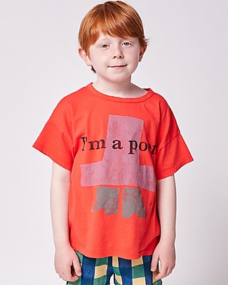 Bobo Choses Short Sleeve T-Shirt - I'm A Poet - 100% Organic Cotton T-shirts