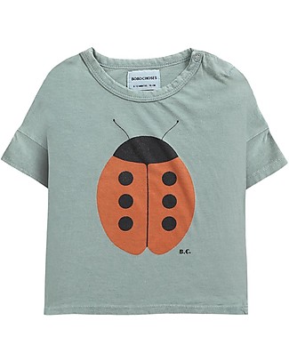 Bobo Choses Short Sleeve T-Shirt - Ladybug - 100% Organic Cotton T-shirts