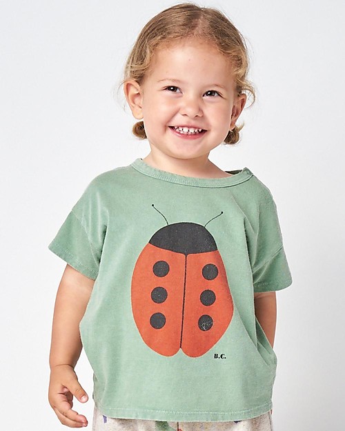 Bobo Choses Short Sleeve T-Shirt - Ladybug - 100% Organic Cotton T-shirts