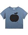 Bobo Choses Short Sleeve T-Shirt - Poma - Blue - 100% Cotton T-shirts
