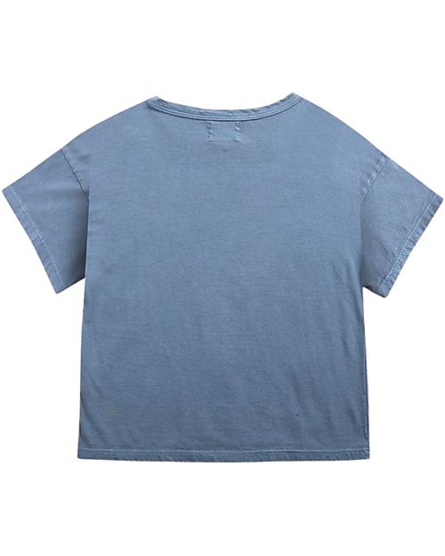 Bobo Choses Short Sleeve T-Shirt - Poma - Blue - 100% Cotton T-shirts