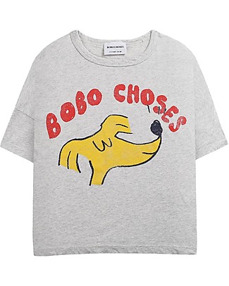 Bobo Choses Short Sleeve T-Shirt - Sniffy Dog - 100% Organic Cotton T-shirts