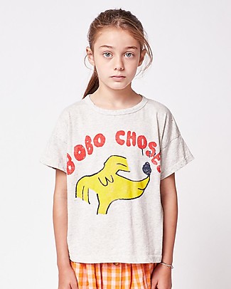 Bobo Choses Short Sleeve T-Shirt - Sniffy Dog - 100% Organic Cotton T-shirts