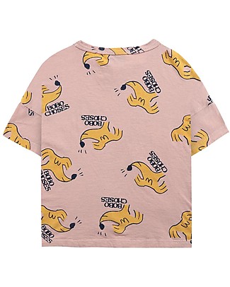 Bobo Choses Short Sleeve T-Shirt - Sniffy Dog All Over - 100% Organic Cotton T-shirts