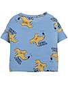 Bobo Choses Short Sleeve T-Shirt - Sniffy Dog All Over - 100% Organic Cotton T-shirts