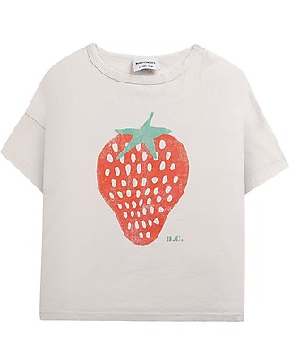 Bobo Choses Short Sleeve T-Shirt - Strawberry - 100% Organic Cotton T-shirts