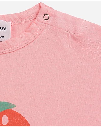 Bobo Choses Short Sleeve T-Shirt - Strawberry - 100% Organic Cotton T-shirts