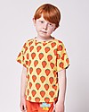 Bobo Choses Short Sleeve T-Shirt - Strawberry All Over - 100% Organic Cotton T-shirts