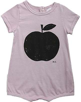 Bobo Choses Short Sleeved Bodysuit Apple - Lavender - 100% Organic Cotton Short Sleeves Bodies