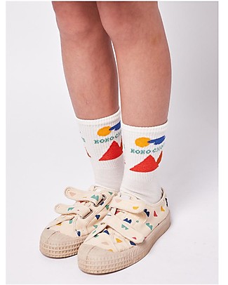 Bobo Choses Short Socks - Landscape - Off White Socks