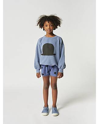 Bobo Choses Shorts - Poma All Over - Blue - 100% Organic Cotton Shorts