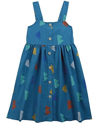 Bobo Choses Sleeveless Dress - B C All Over - 100% Organic Cotton Dresses_