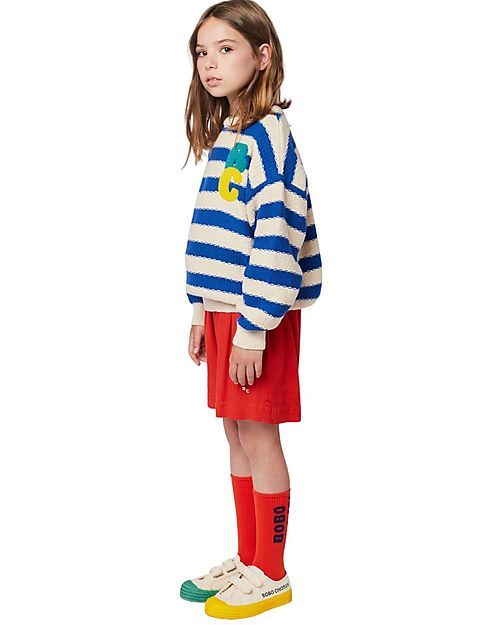 Bobo Choses Striped Jumper - Blue - 100% Cotton Jumpers