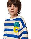 Bobo Choses Striped Jumper - Blue - 100% Cotton Jumpers