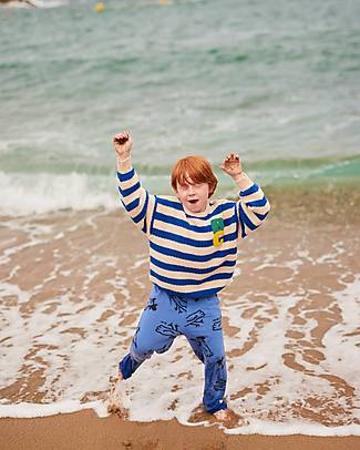 Bobo Choses Striped Jumper - Blue - 100% Cotton Jumpers