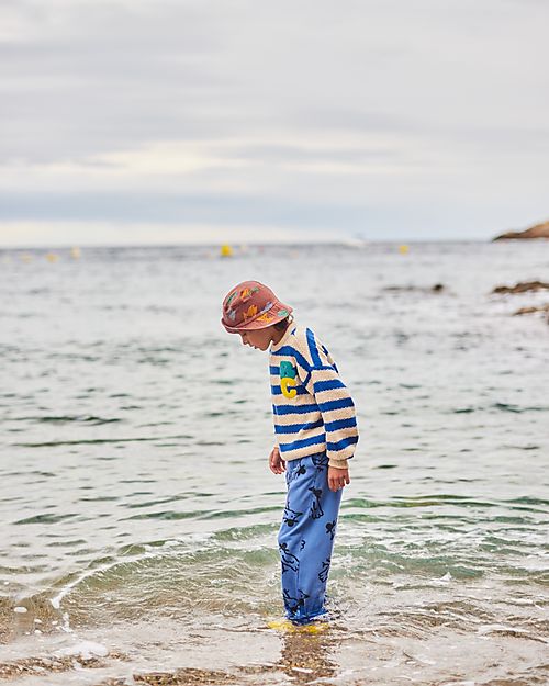 Bobo Choses Striped Jumper - Blue - 100% Cotton Jumpers