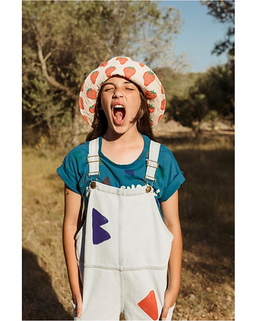 Bobo Choses Summer Hat - Strawberry All Over - 100% Organic Cotton Sunhats
