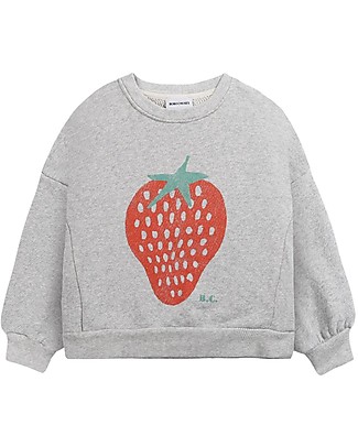 Bobo Choses Sweatshirt - Strawberry - 100% BCI Cotton Sweatshirts