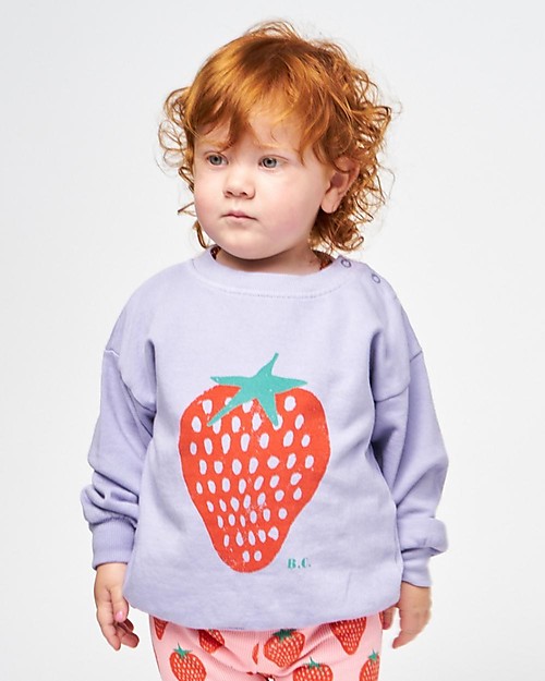 Bobo Choses Sweatshirt - Strawberry - 100% Organic Cotton Sweatshirts