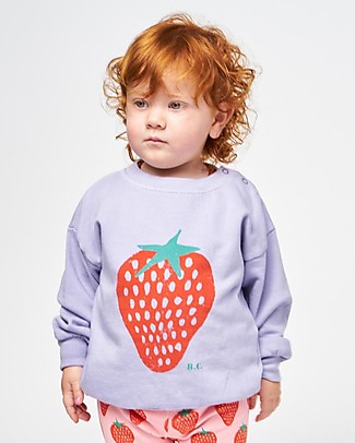 Bobo Choses Sweatshirt - Strawberry - 100% Organic Cotton Sweatshirts