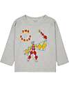 Bobo Choses The Parade Master Long Sleeve T-shirt - Light Heather Grey - Organic Cotton Long Sleeves Tops