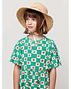 Bobo Choses Tomato All Over Ruffle Sleeves Dress - Offwhite - 100% Organic Cotton Dresses_