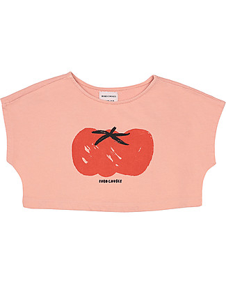 Bobo Choses Tomato Cropped sweatshirt - dusty pink - 100% organic cotton Evening Tops