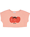 Bobo Choses Tomato Cropped sweatshirt - dusty pink - 100% organic cotton T-shirts