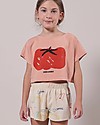 Bobo Choses Tomato Cropped sweatshirt - dusty pink - 100% organic cotton T-shirts