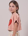 Bobo Choses Tomato Cropped sweatshirt - dusty pink - 100% organic cotton T-shirts