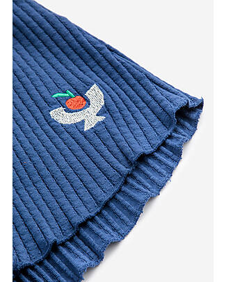 Bobo Choses Tomato Plate Shorts - Blue - Organic Cotton Shorts
