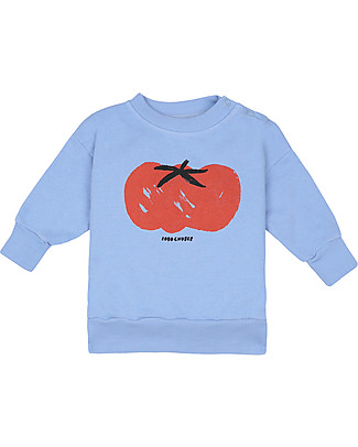 Bobo Choses Tomato sweatshirt - powder blue - 100% organic cotton Sweatshirts