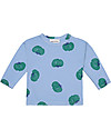 Bobo Choses Tomatoes Long Sleeve T-shirt - Powder Blue - 100% Organic Cotton Long Sleeves Tops