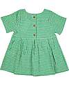 Bobo Choses Vichy Checked Dress - Light Green - Cotton Dresses_