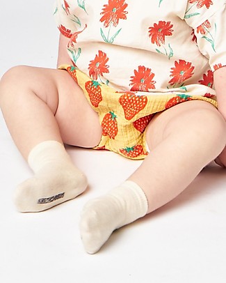 Bobo Choses Woven Bloomer - Strawberry All Over - 100% Organic Cotton Shorts