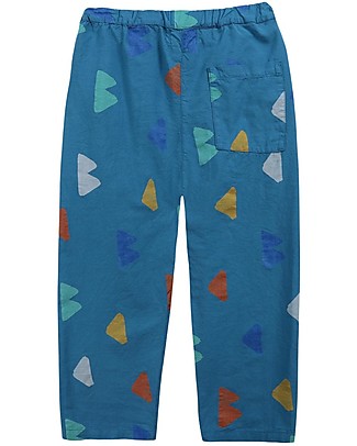 Bobo Choses Woven Pants - B C All Over - 100% Organic Cotton Trousers