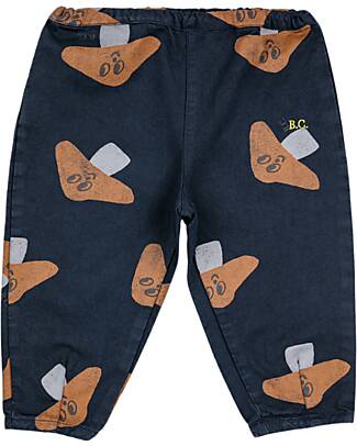 Bobo Choses Woven Pants - Mr. Mushroom - 100% Cotton Twill unisex