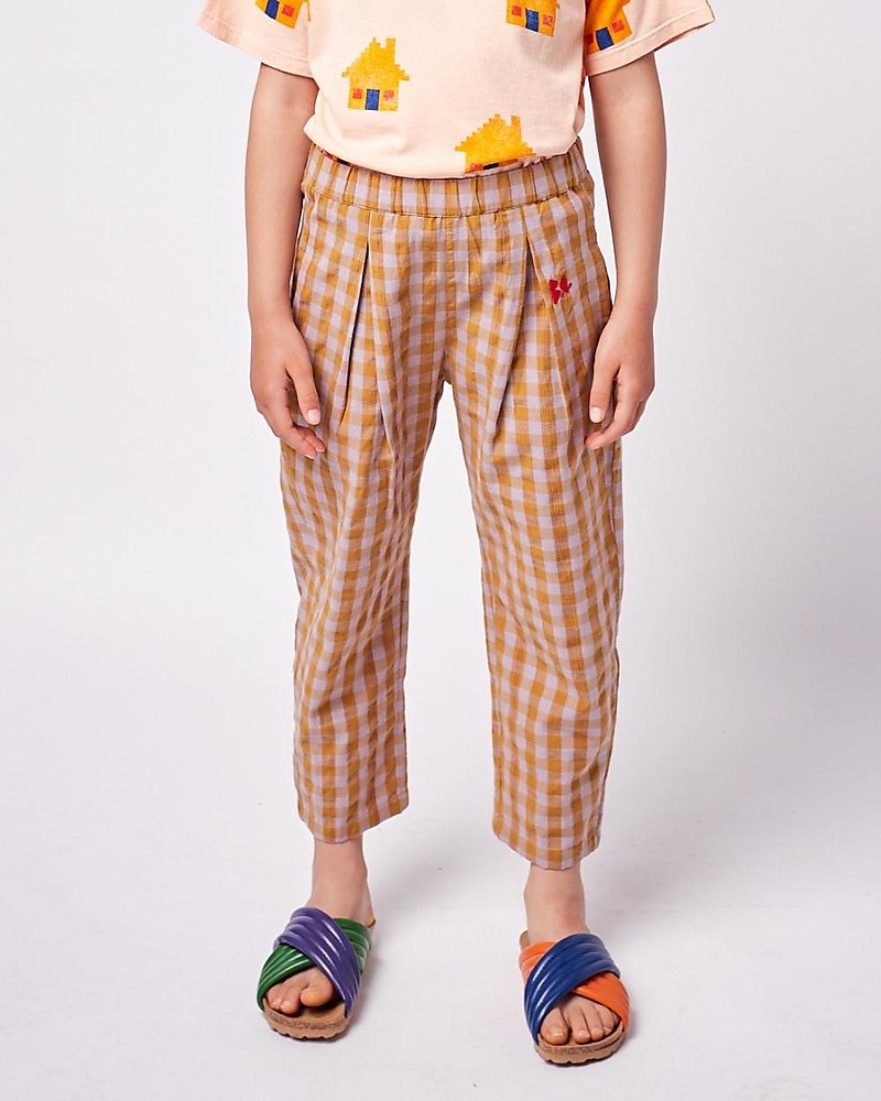 Vichy Woven Trousers by Bobo Choses – Niddle Noddle