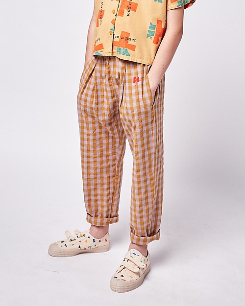 Bobo Choses Woven Pants - Vichy - 100% Organic Cotton Trousers