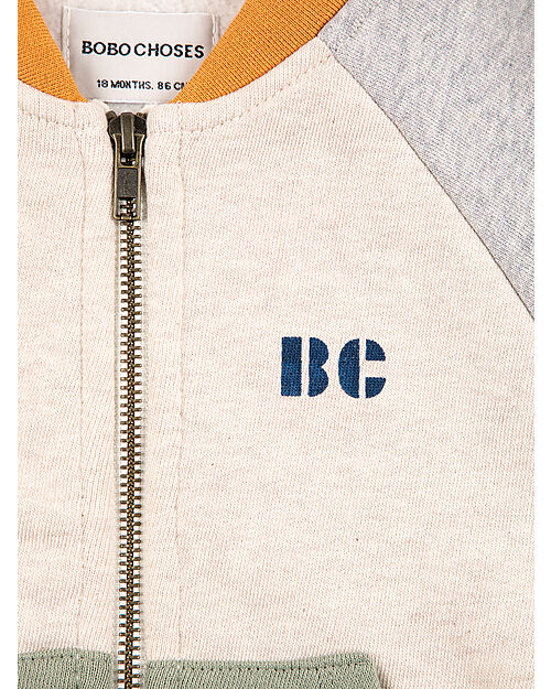 Bobo Choses Zipped Sweatshirt - Color Block - Organic Cotton
​ Sweatshirts