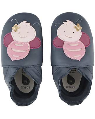 Bobux Bee Soft Sole - Navy Blue - The best thing after bare feet! Soft Sole Shoes