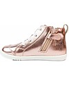 Bobux I Walk Alley-Oop Shoe - Rose Gold - Metallic Shoes
