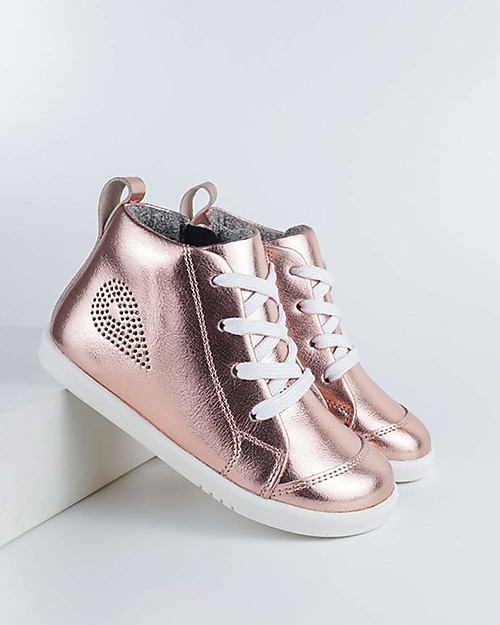 Bobux I Walk Alley-Oop Shoe - Rose Gold - Metallic Shoes