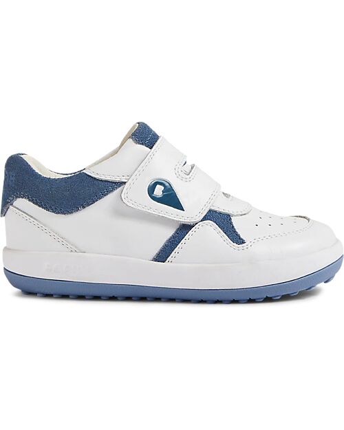 Bobux I Walk Baseline Shoes - White Elemental Blue - Advanced Walkers Shoes