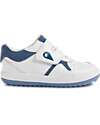 Bobux I Walk Baseline Shoes - White Elemental Blue - Advanced Walkers Shoes