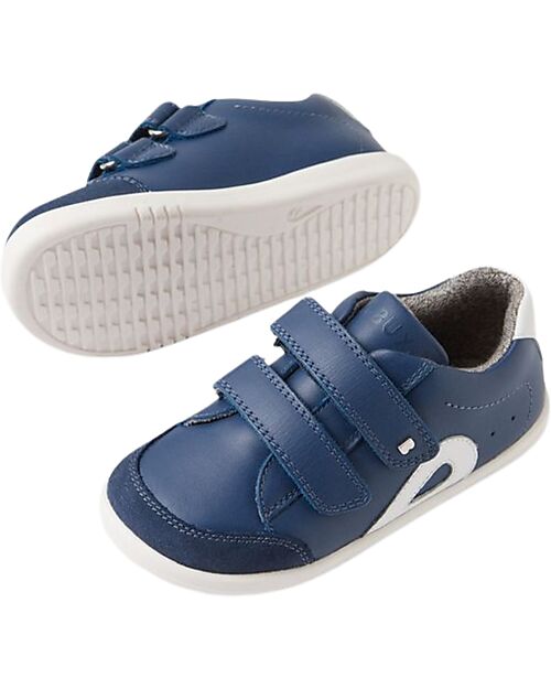 Bobux I Walk Blaze Shoes - Vintage Indigo - Premium Leather - Advanced Walkers Shoes